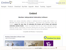 Tablet Screenshot of embird.net